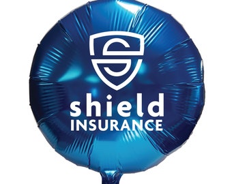 10 Custom Printed Foil Balloons | Logo or Personalized Mylar Balloons | Promotional Foil Balloon | Balloons for Businesses | 10 or more