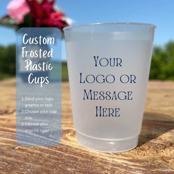 Plastic Drinkware - Custom Printed - Wholesale