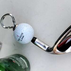 Golf Club Iron w/ Ball Bottle Opener, Upcycled Drink & Barware Tool, Repurposed, Gifts for Men, Groomsmen Gift, Best Man Gift, Father's Day image 4