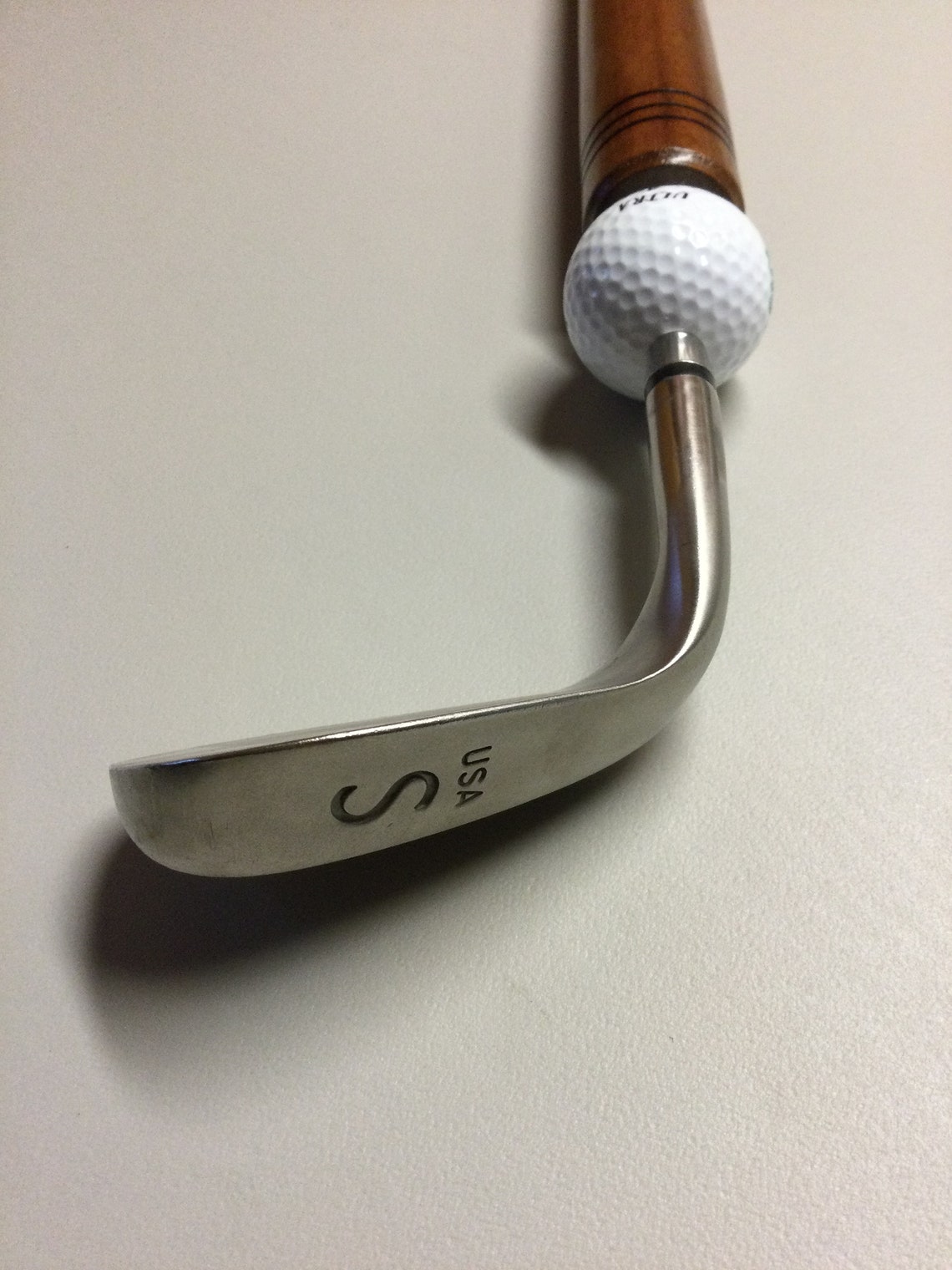 Handmade Golf Club Walking Cane Walking Stick Turned Wood Etsy