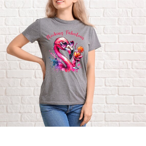 Pink Flamingo Shirt Womens, Girls. Perfect Gift. Pink Flamingo Shirt Womens, Girls. Perfect Gift.