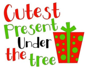 Cutest Present Under the Tree SVG