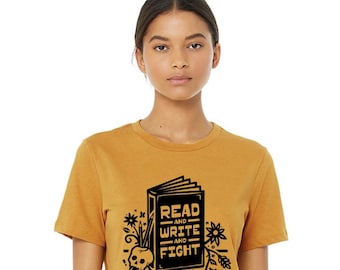 Read Write Fight Tee: ACLU Donation, Activist Unisex T-Shirt