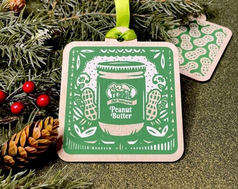Teddy Peanut Butter Ornament