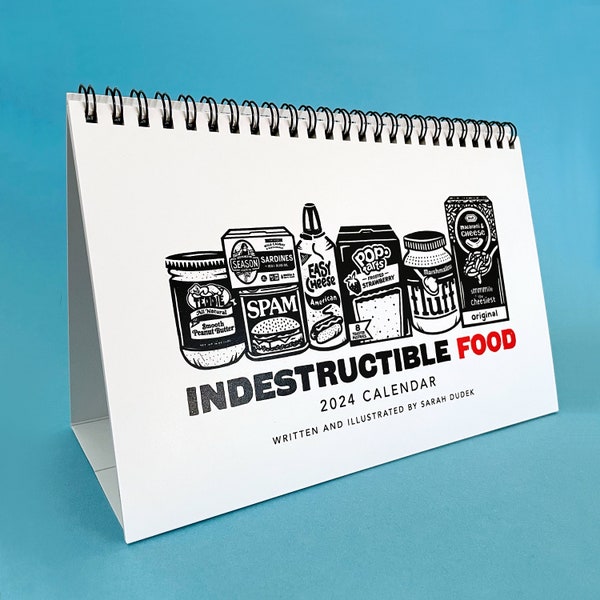 Indestructible Food Desk Calendar