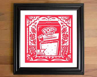 Strawberry Pop-Tarts Color Print