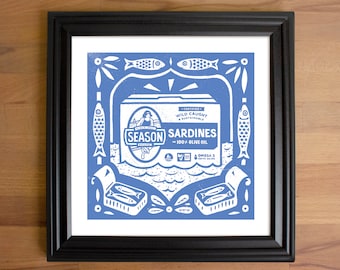 Sardines Color Print