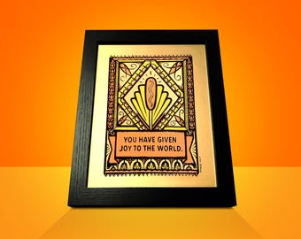 Corndog Art Print: 8x10 Carnival Food Screen Print