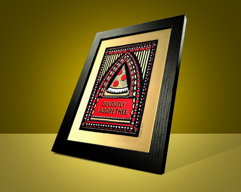 Devotional Pizza Screenprint