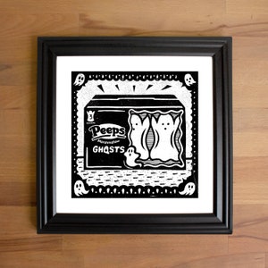 Peeps Ghosts Print