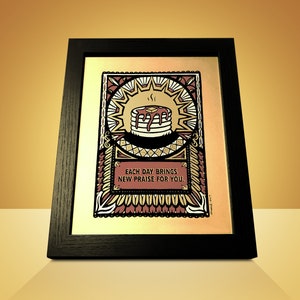 Devotional Pancake Screenprint