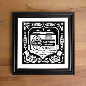 Sardinen Druck