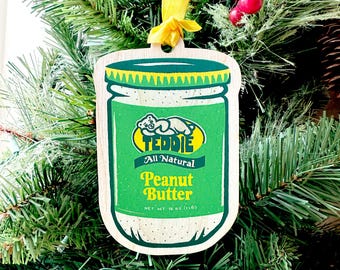 Teddy Peanut Butter Ornament