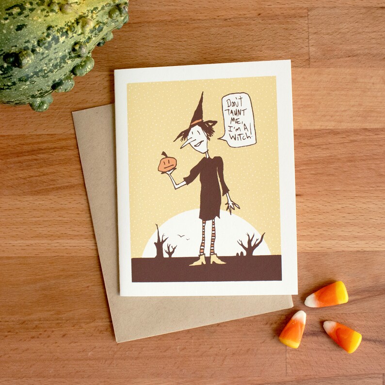 Screen Printed Halloween Greeting Cards image 3