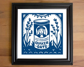 Quaker Oats Color Print