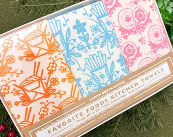 Favorite Foods Kitchen Towel Gift Set