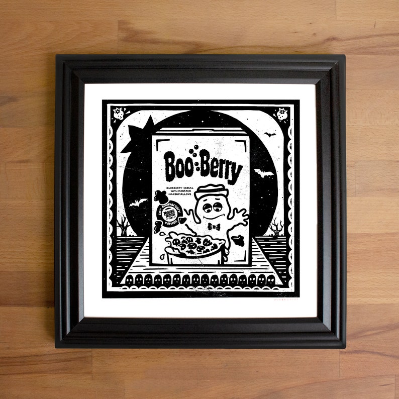 Boo Berry Print - Etsy