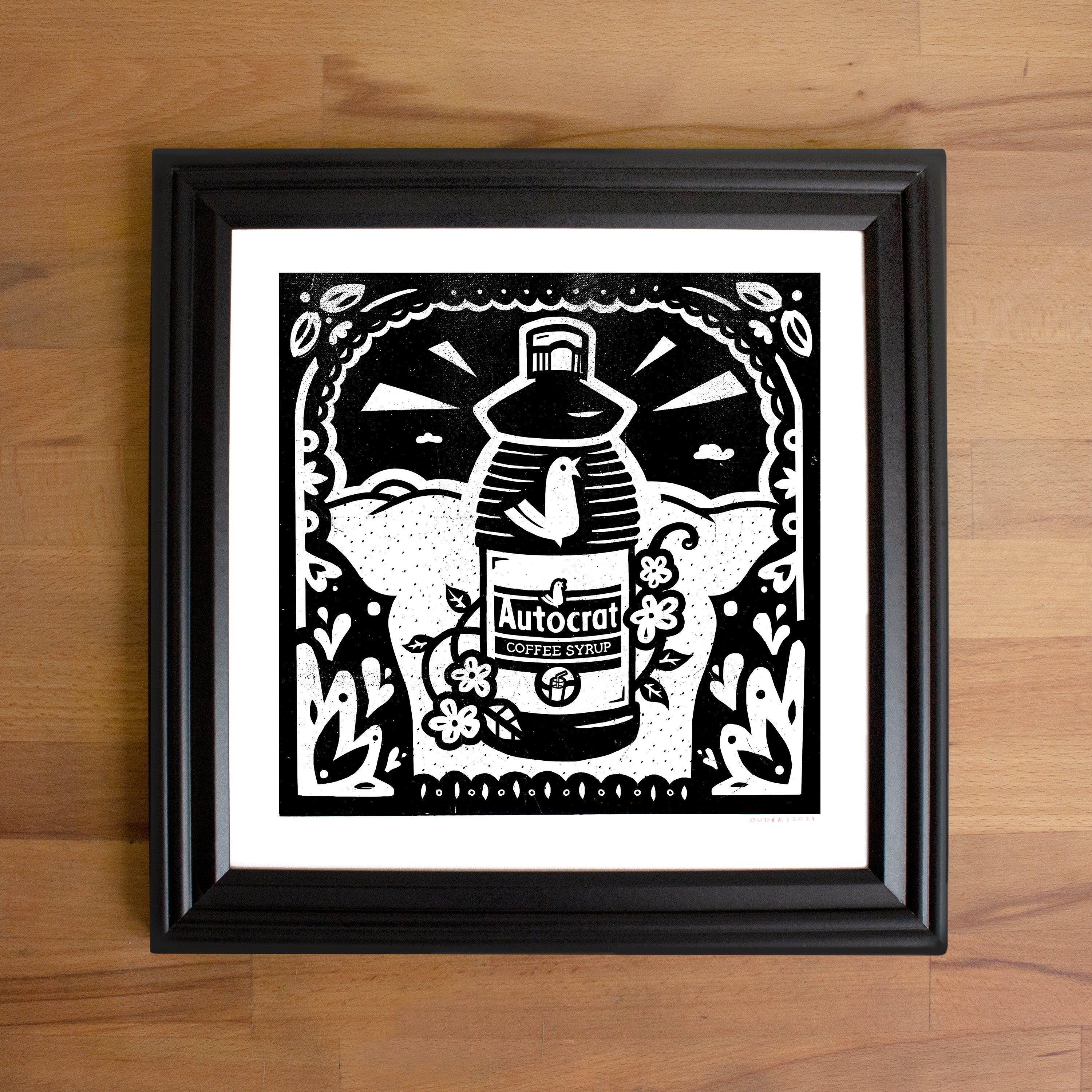Autocrat Coffee Syrup Print
