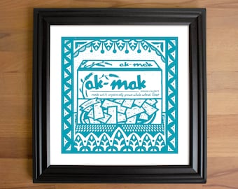 ak mak Cracker Color Print