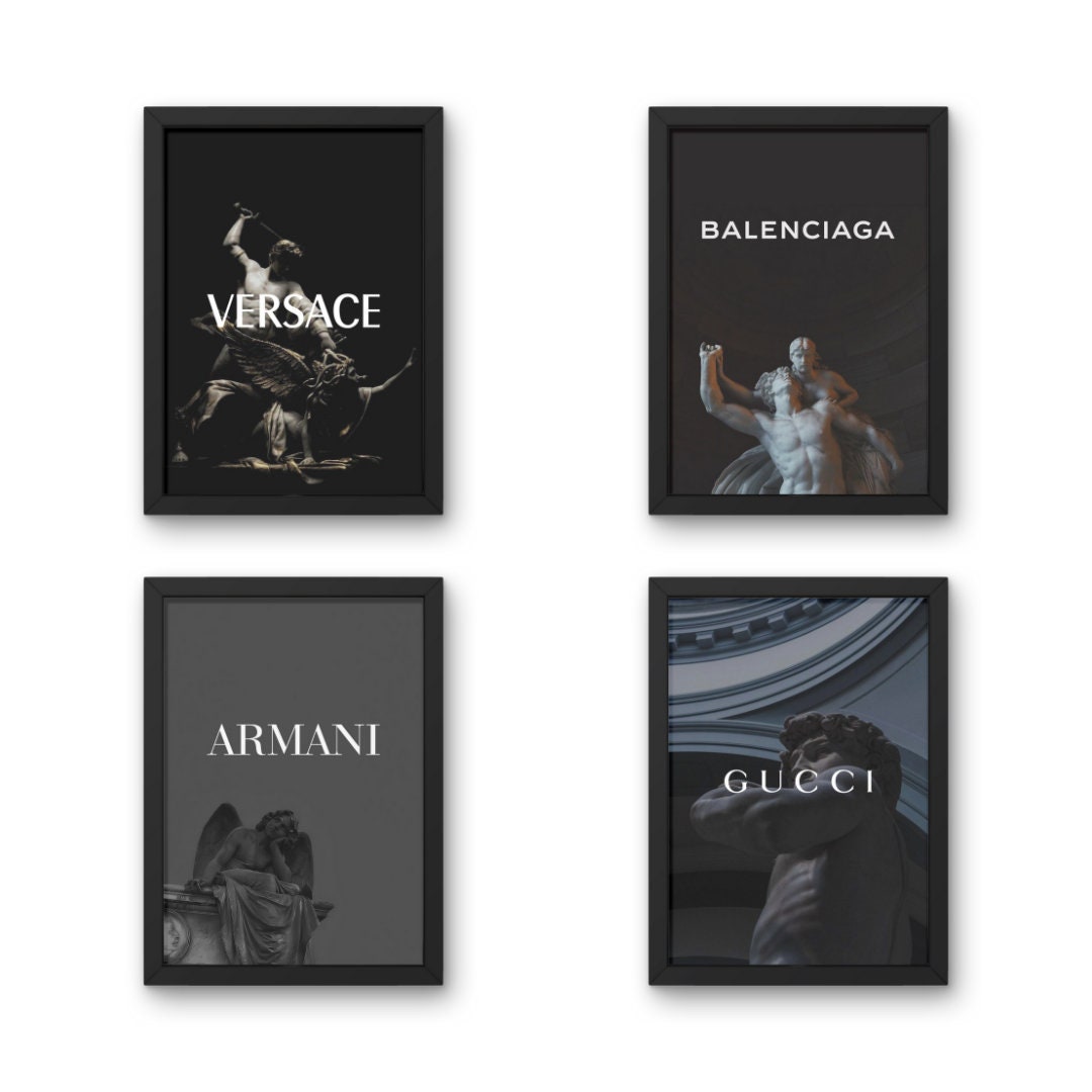 Printable Designer Poster Set Luxury Designer Posters Digital Designer ...