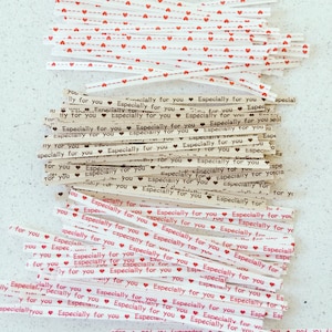 100 brown twist tie paper | Especially for you food bag tying| Gift bag tying| Gift bag paper wire| Party & gift favor tie wire| Bag vinyl s image 6