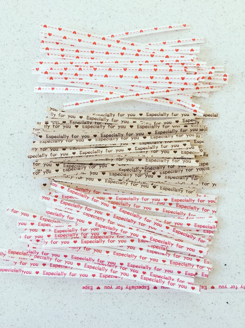 100 brown twist tie paper | Especially for you food bag tying| Gift bag tying| Gift bag paper wire| Party & gift favor tie wire| Bag vinyl s image 6
