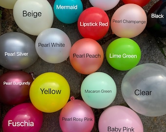 Premium Single Latex balloons Mix & Match, Weddings Hens Party| Assorted Colour Party balloons |  Colour Latex Balloons | Party decoration|