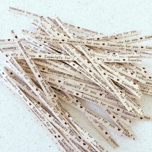 100 brown twist tie paper | Especially for you food bag tying| Gift bag tying| Gift bag paper wire| Party & gift favor tie wire| Bag vinyl s image 3