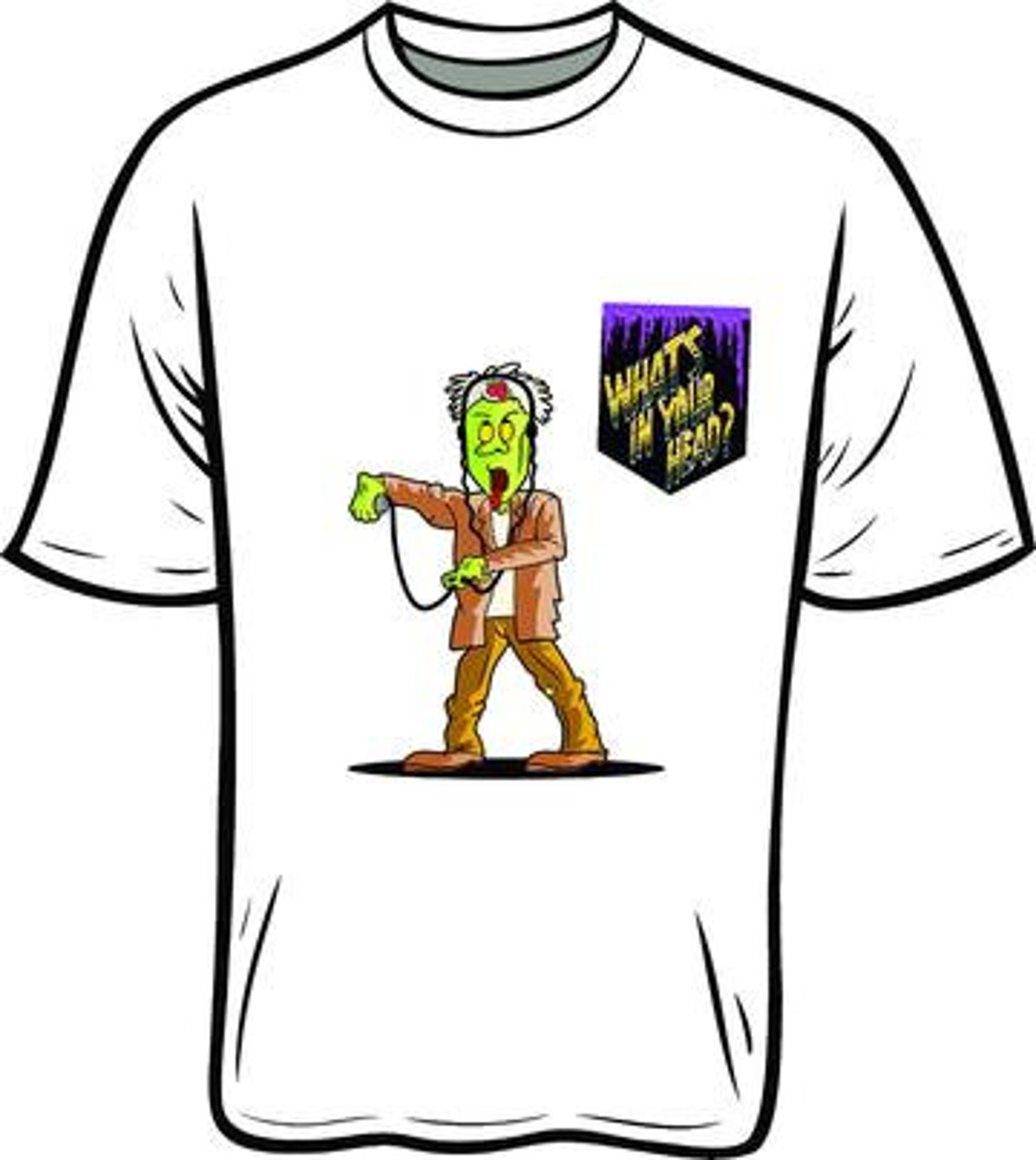 What's In Your Head Zombie Etsy