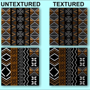 East African Mud Cloth Digital Paper Designs - African Bogolan ...