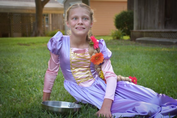 Princess Rapunzel costume, birthday party dress, dress up fun, Halloween, Destination family vacation
