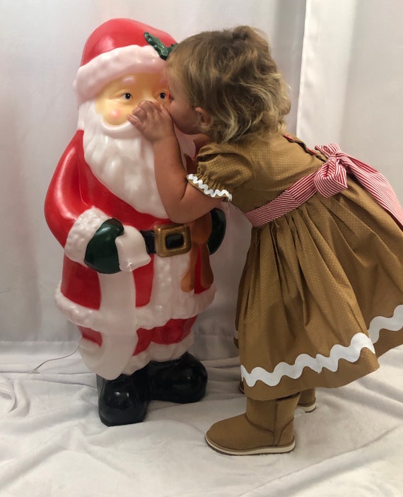 Boutique Gingerbread Man Christmas Twirl Dress – Girls Sleeveless Fit & Flare, Knee Length