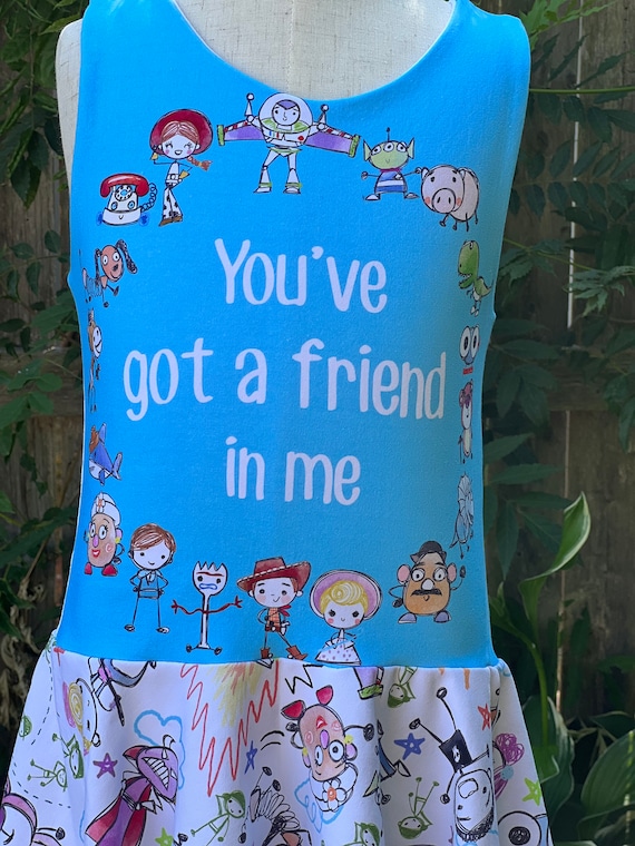 Circle Twirl Dress! Major twirl factor! Custom style and fabric. You Have  Friend In Me!