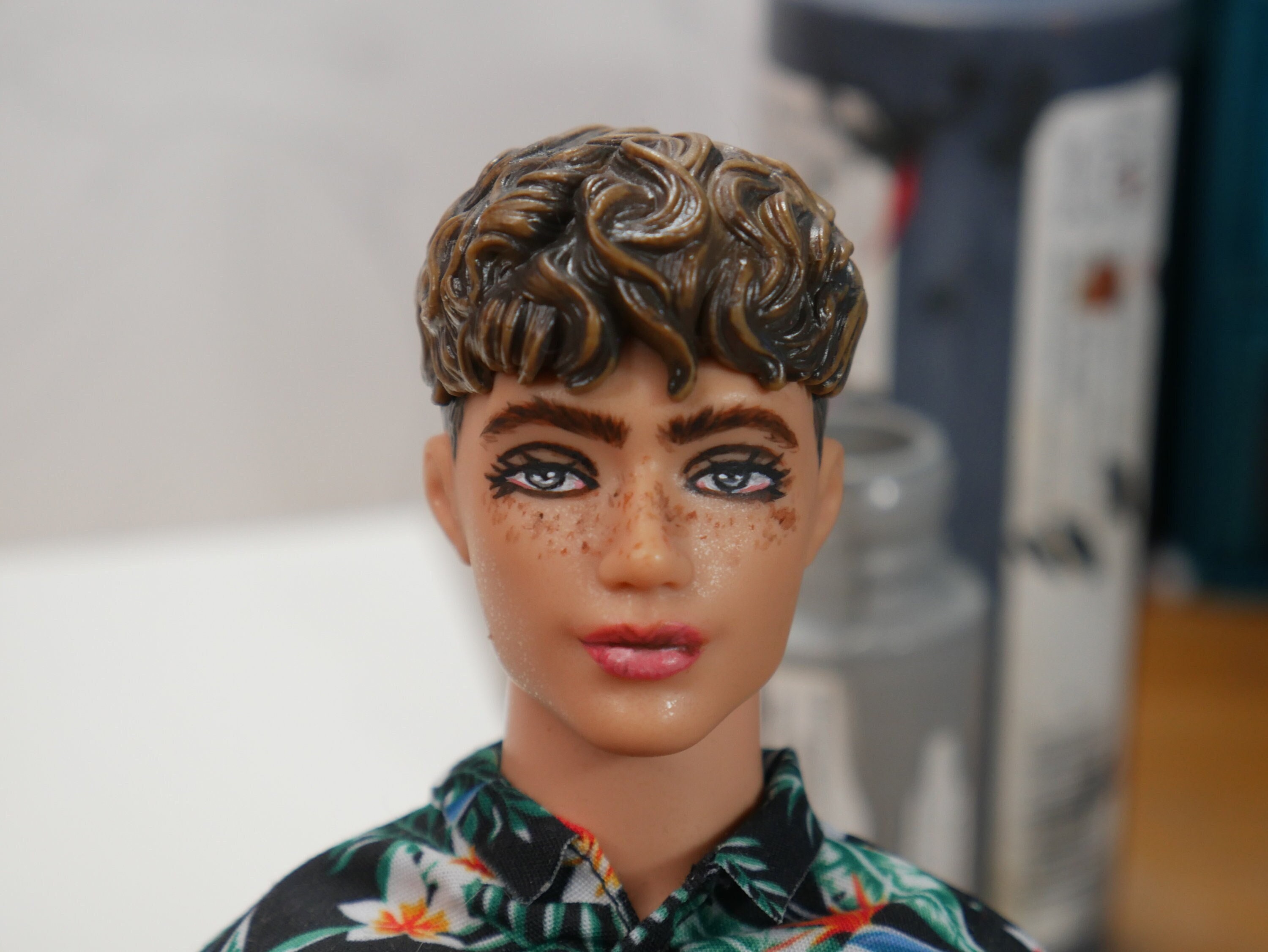Barbie Fashionistas Doll #184 Ken Doll Brunette Cropped Hair