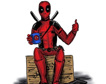 DeadpOolong- a Deadpool Inspired Oolong Tea Blend - Tastes like maple cinnamon taffy