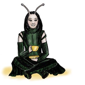 The Mantis Touch - a Guardians of the Galaxy Inspired Tea Blend to help you sleep