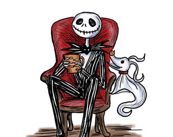 Hail to the Pumpkin King- a Nightmare Before Christmas Inspired Black Tea Blend - Tastes like Pumpkin Spice