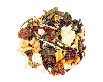 Elphaba's Elixir - a Literature Inspired Green Tea Blend - Tastes good and is good for you.