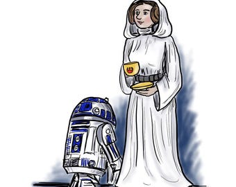 Leia's Hope - a Star Wars Inspired Black Tea Blend - Tastes like Mango and Passion Fruit