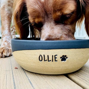 Custom made dog bowls 2025