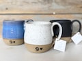 Handmade Pottery 9th Anniversary Mug: Personalized Ceramic Gift