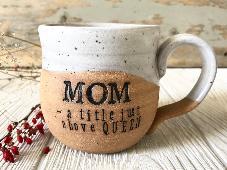 Home Is Where My Mom Is - Family Personalized Custom Pottery Mug - Gift For Mom, Grandma