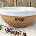 Custom Serving Bowl - Personalized Pottery - Bowl with Name - Large Ceramic Bowl - Pottery Handmade - Made to Order Bowl 