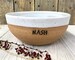 Custom Serving Bowl - Personalized Pottery - Bowl with Name - Large Ceramic Bowl - Pottery Handmade - Made to Order Bowl 
