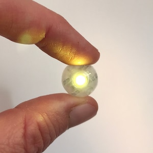 LED Mini Fairy Lights, Warm White, half inch, for Miniature Gardens, Dollhouses, and Crafts