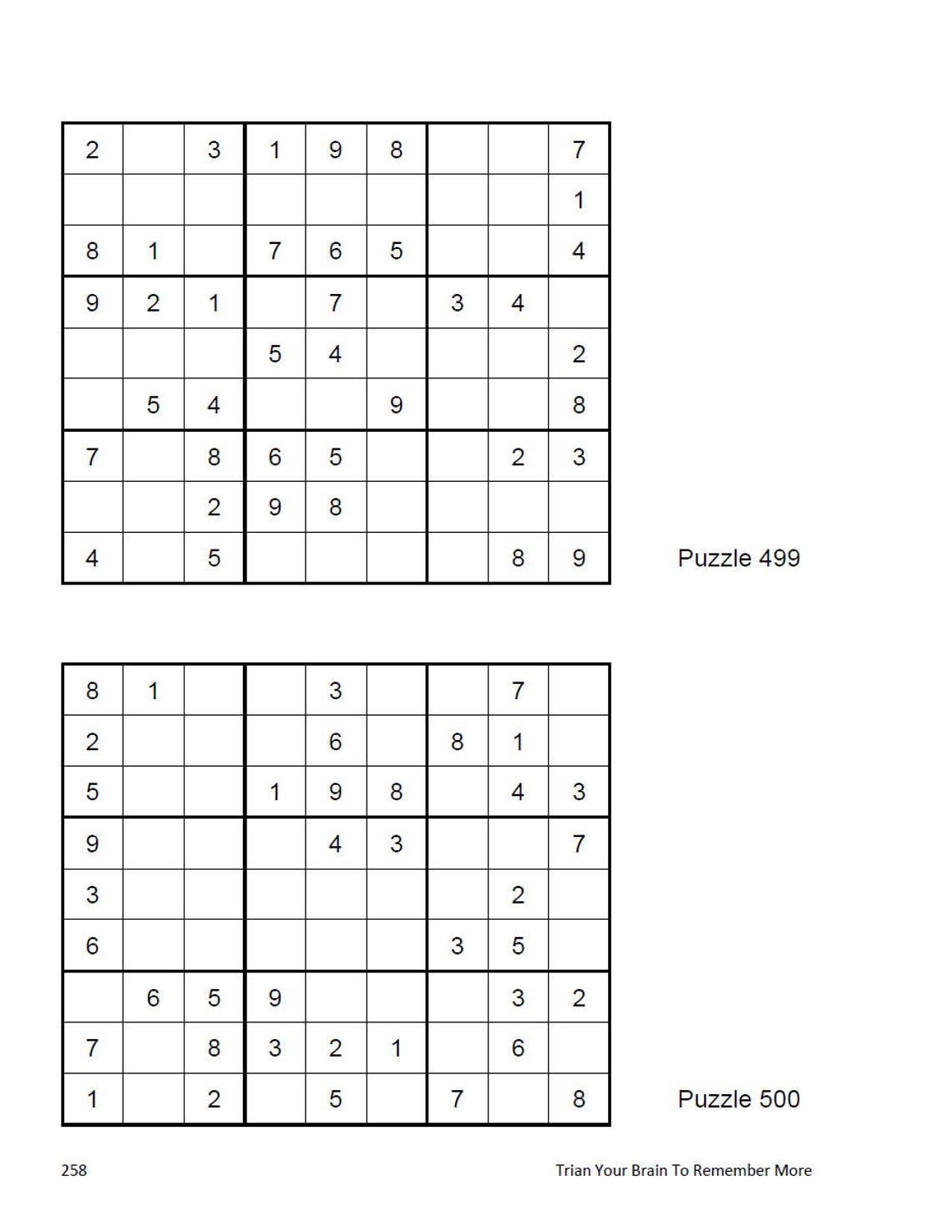 1000 sudoku puzzles level easy etsy