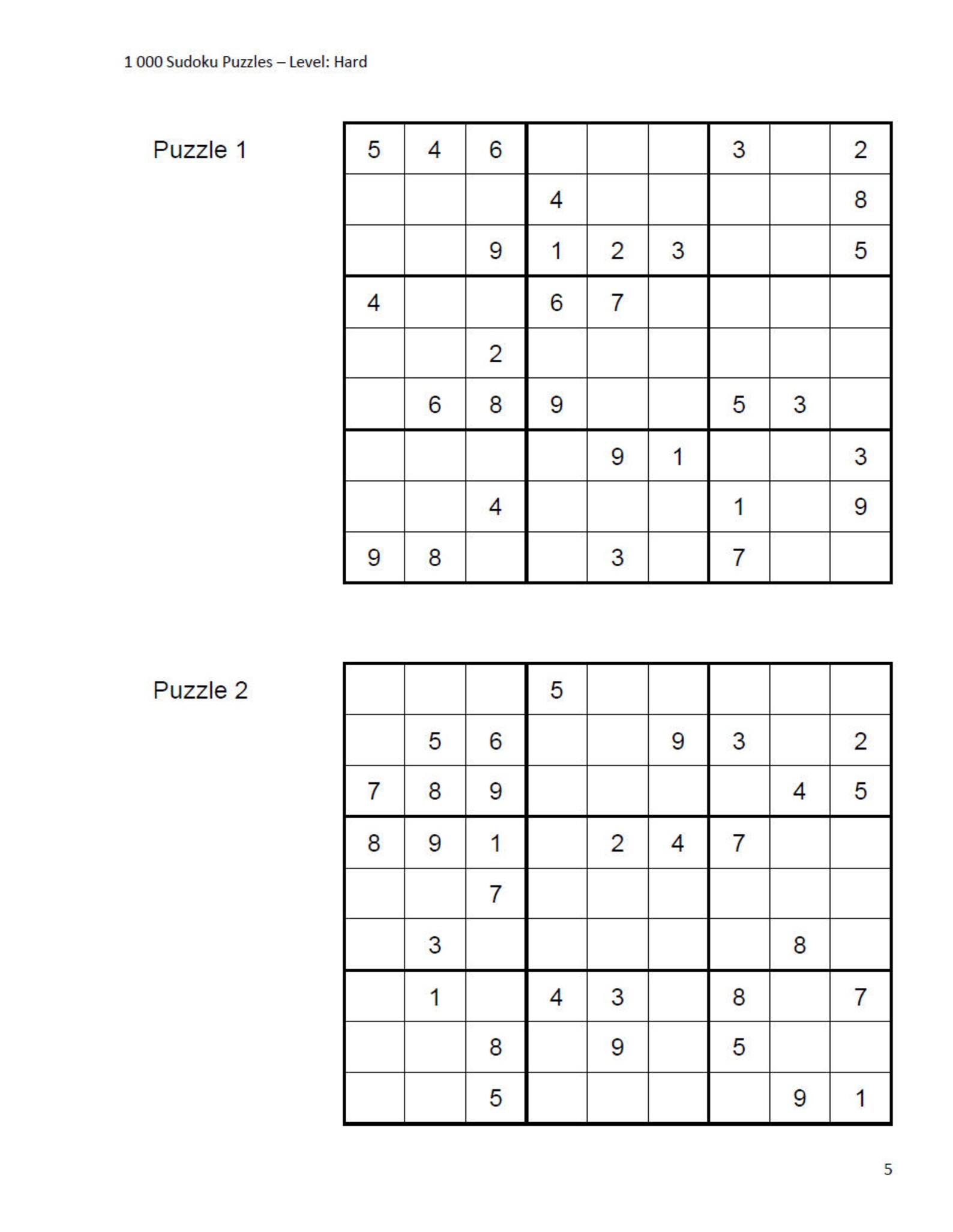 1000 sudoku puzzles level hard etsy