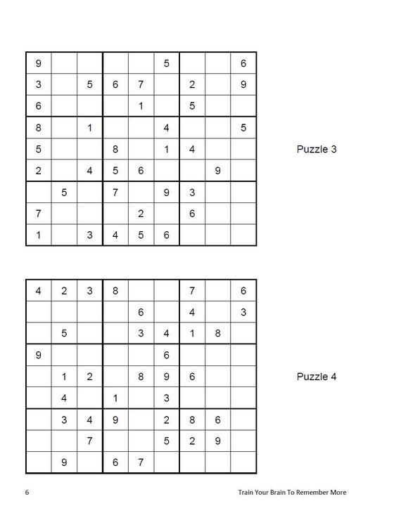 1000 Sudoku Puzzles Level Medium - 