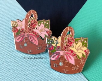 Final Fantasy 7 Emaille Pin - Aeriths Blumenkorb