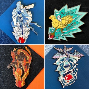 Final Fantasy Summon Enamel Pin